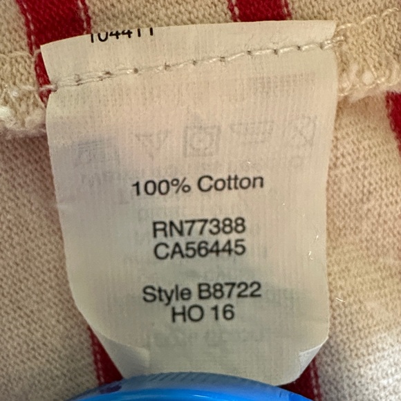 J. Crew Red & Cream Striped Boatneck Top - Picture 6 of 6